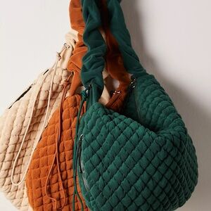 Free People fleece picked up carryall quilted bag